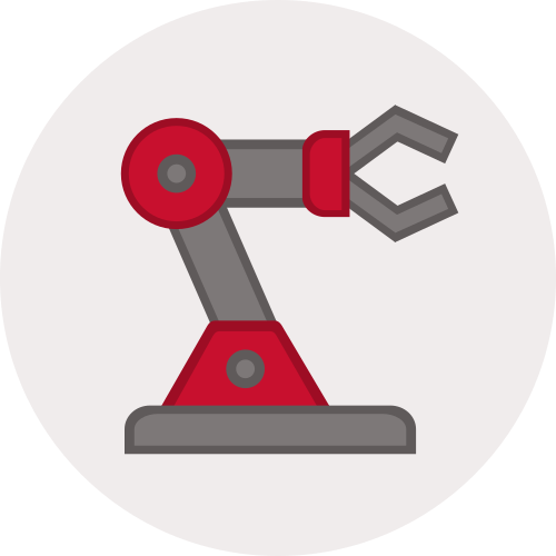 Assembly robot icon