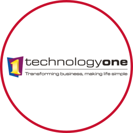 TechnologyOne logo.
