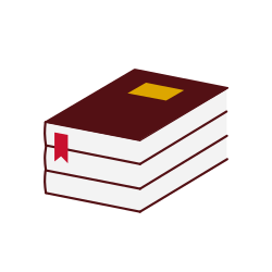 Icon of a stack of books.