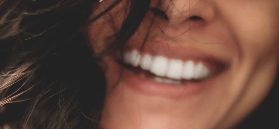 Smile with perfect teeth.