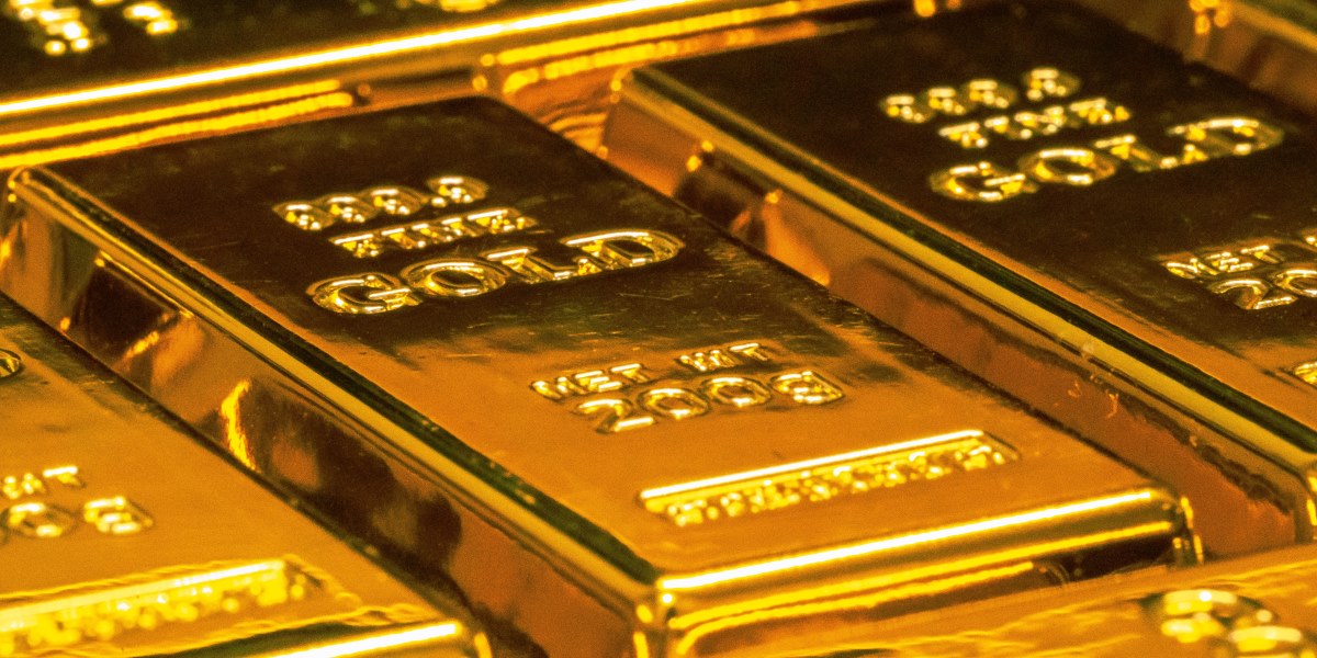 Gold bullions.