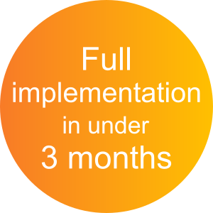 Full implementation in under 3 months with ActiveDocs Document Automation Software