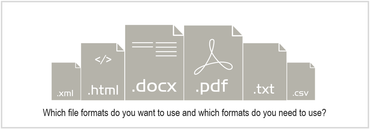 document formats