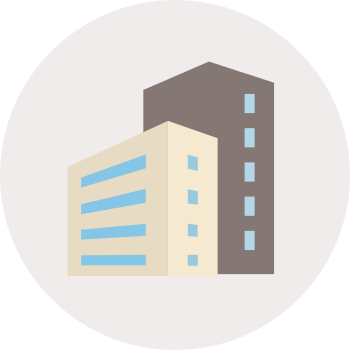 Commercial buildings icon