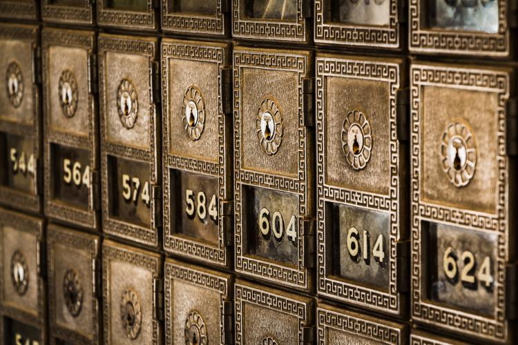 Safety deposit boxes