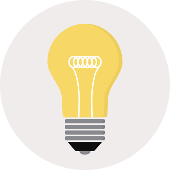 Graphic of lightbulb