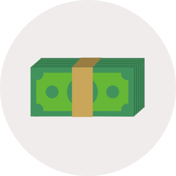 Stack of money icon