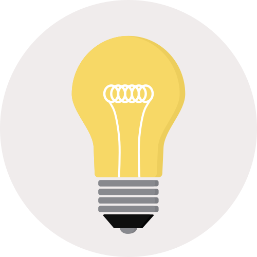 Icon of a lightbulb