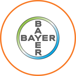 Bayer logo.