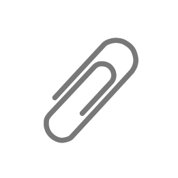 Icon of a paper clip